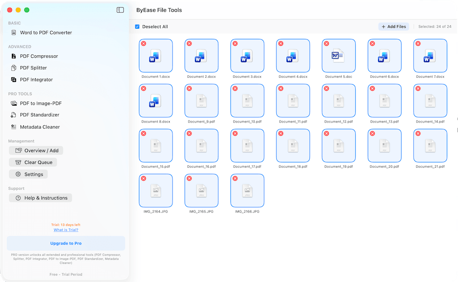 ByEase File Tools — превʼю